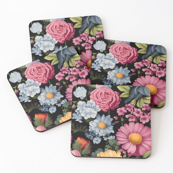 Item preview, Seamless Colorful flowers Pattern designed and sold by Blendfactor.