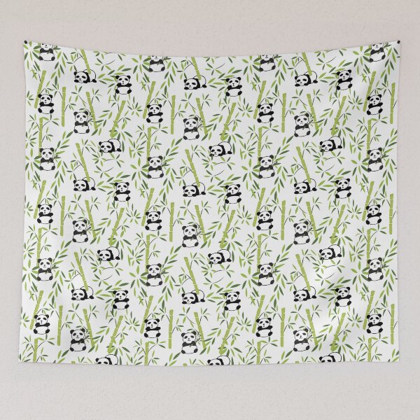 Item preview, Panda Bamboo Leaves Graphic Pattern designed and sold by mchristyani.