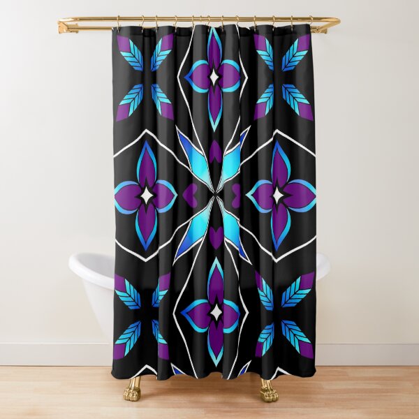Item preview, Blue Purple Floral designed and sold by Niibidoon.