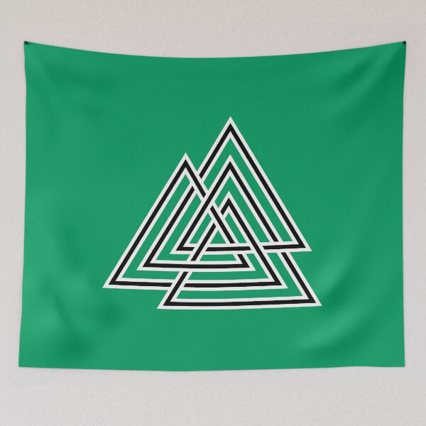 Item preview, Valknut Knot Old Symbol Of Interlaced Triangles 2 designed and sold by taiche.