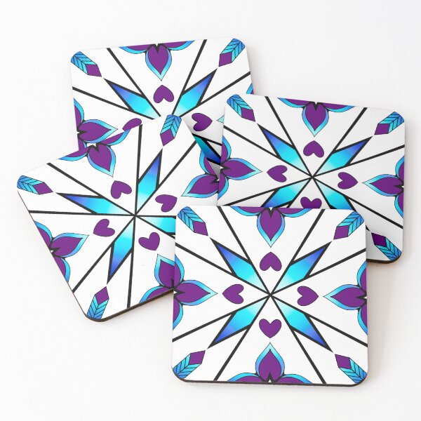 Item preview, Blue Purple Floral designed and sold by Niibidoon.