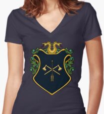 Kitsap Medieval Faire 2018 Missile Weapons Women's Fitted V-Neck T-Shirt