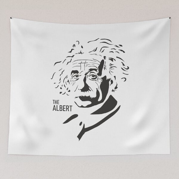 Item preview, The Albert Einstein Portrait designed and sold by ShubhankarK.