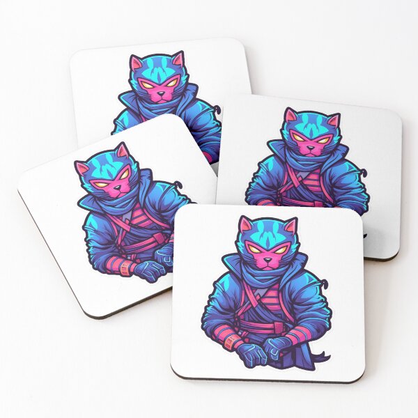 Item preview, Neo Cat Ninja designed and sold by ArteenAdhesivos.