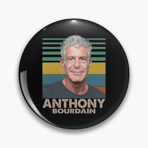 Artikelvorschau, Anthony-Chef Bourdain - Retro-Illustration entworfen und verkauft von MontgomeryDiam.