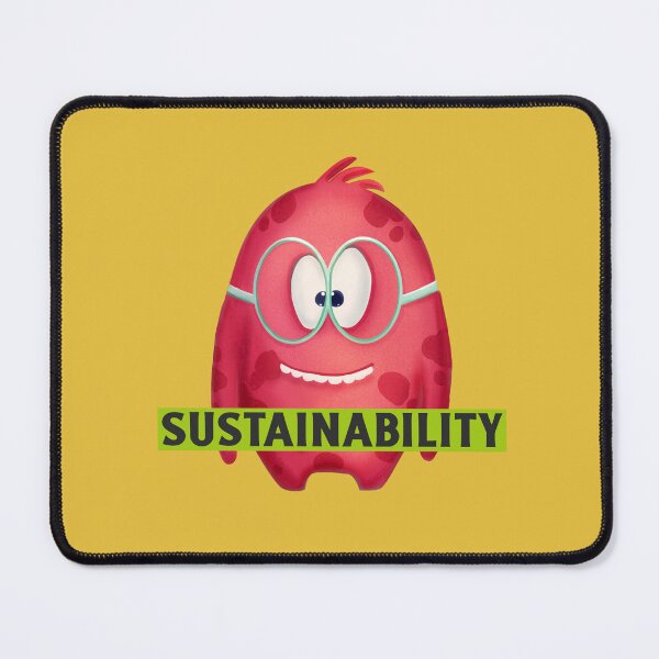 Item preview, Sustainability A Nerdy Red Vegetable With Big Glasses Smiling While Holding A Sign designed and sold by pixelplaza.