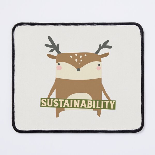 Item preview, Sustainability Brown And Beige Four Horned Antelope designed and sold by pixelplaza.