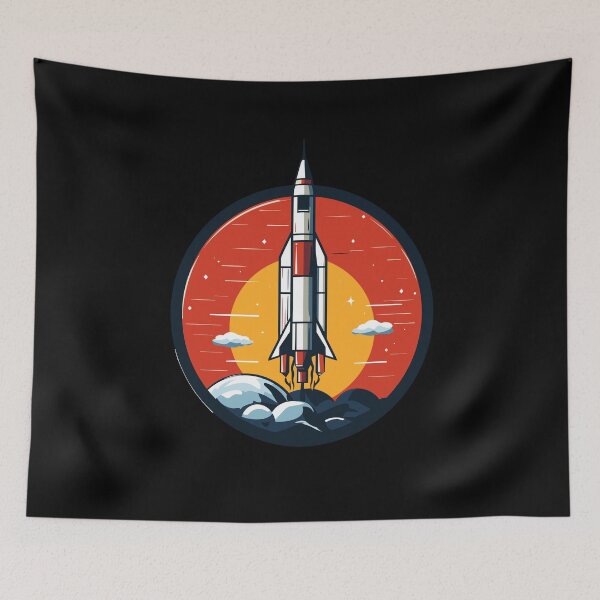Item preview, Nostalgic Rocket Emblem Gift Timeless Classic designed and sold by NoLimit-Merica.