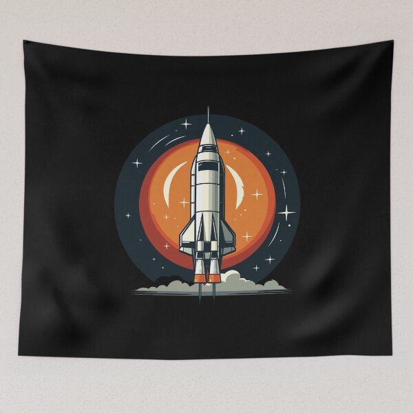 Item preview, Golden Era Space Fashion: Vintage Rocket designed and sold by NoLimit-Merica.