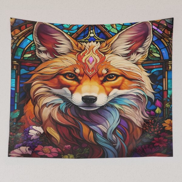 Item preview, Fox Stained Glass Art designed and sold by druidwolfart.