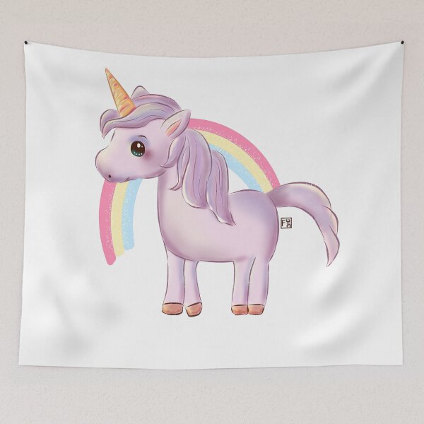 Item preview, Unicorn | Unicorn lovers - Unicorn and Rainbow designed and sold by FennyWijayaMomo.