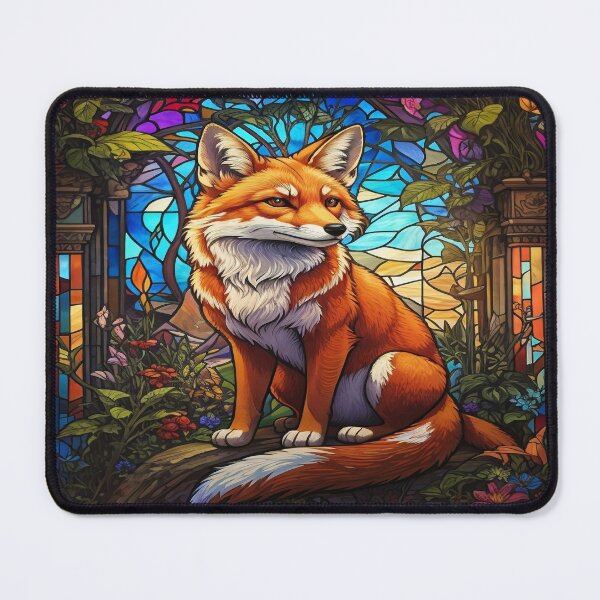 Item preview, Fox Stained Glass Art designed and sold by druidwolfart.