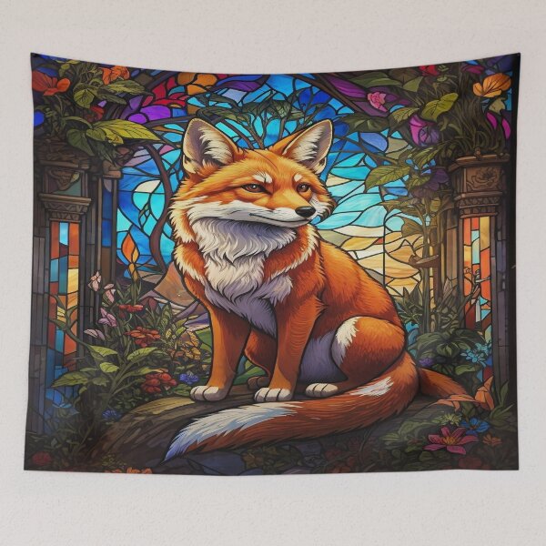 Item preview, Fox Stained Glass Art designed and sold by druidwolfart.