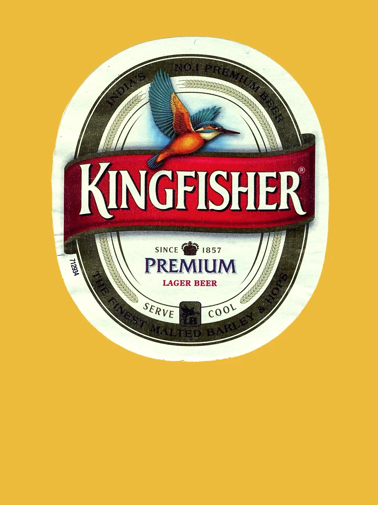 Kingfisher Indian beer logo T-shirt, hoodie, sweater, longsleeve and V-neck  T-shirt