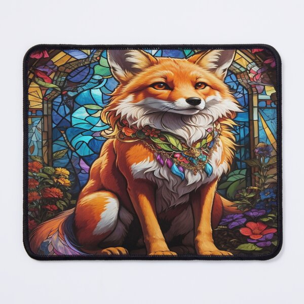 Item preview, Fox Stained Glass Art designed and sold by druidwolfart.