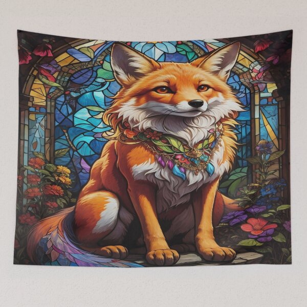 Item preview, Fox Stained Glass Art designed and sold by druidwolfart.