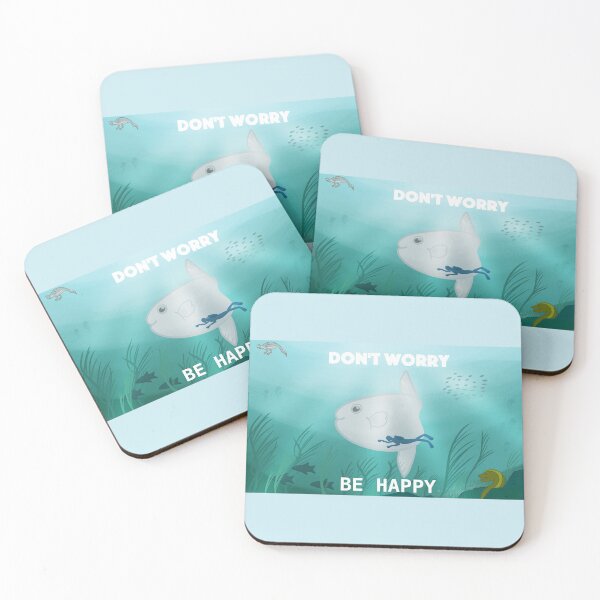 Item preview, Don't Worry Be Happy Mola Mola designed and sold by m00nlessdusk.