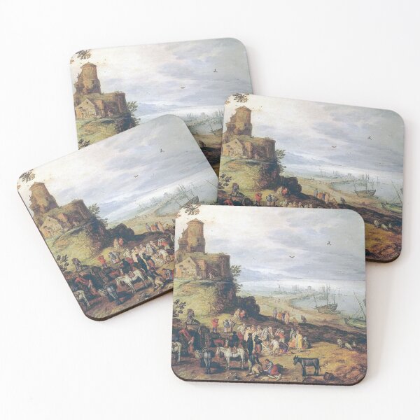 Item preview, Brueghel's Fish Market: Calling Apostles Peter & Andrew designed and sold by TheSoulOfArt.