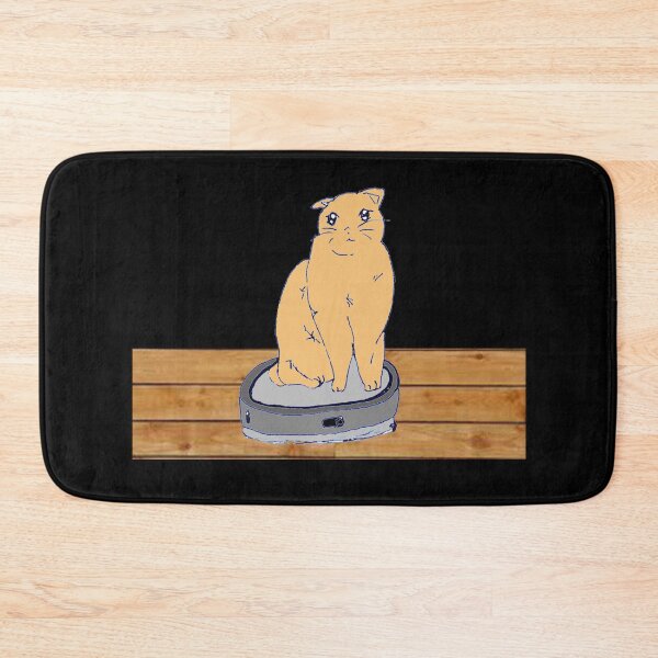 Item preview, Cat on vacuum robot cute cat fan robot vacuum lover designed and sold by Artstastic.