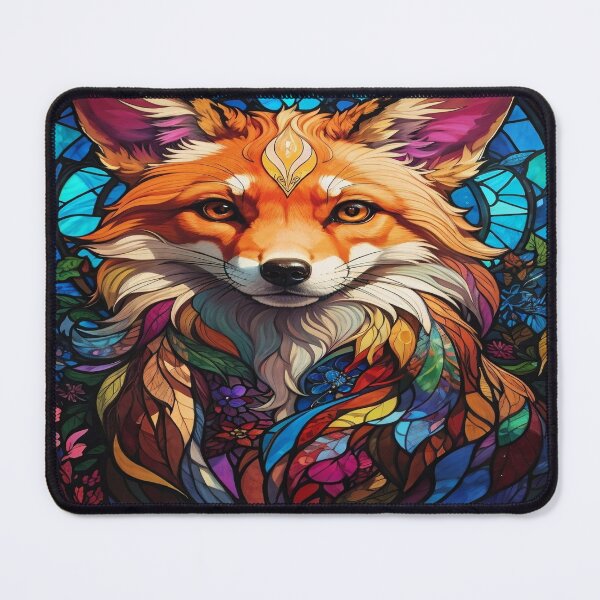 Item preview, Fox Stained Glass Art designed and sold by druidwolfart.