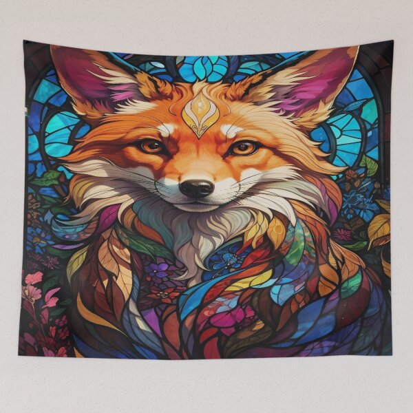 Item preview, Fox Stained Glass Art designed and sold by druidwolfart.