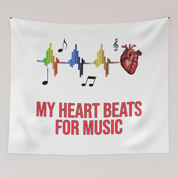 Item preview, My heart beats for music N°2 designed and sold by Ben3842.