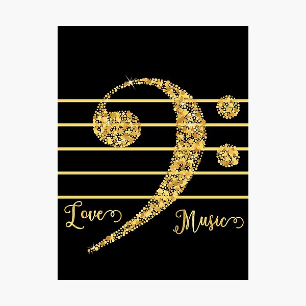 F Clef Wall Art for Sale