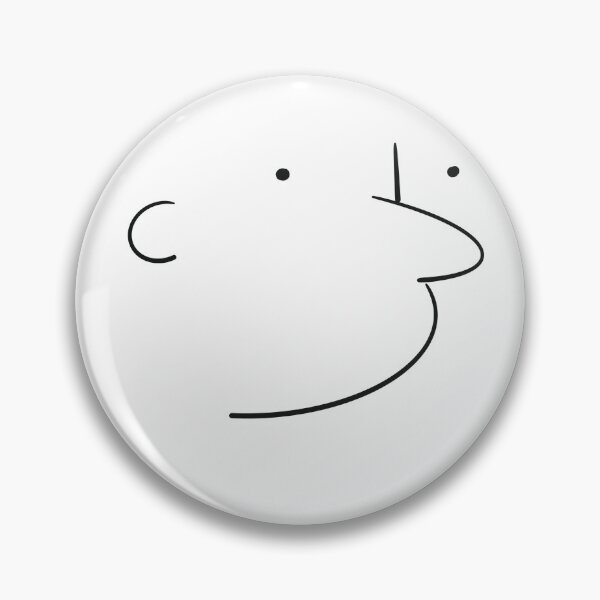 Item preview, Funny face cartoon face animated face designed and sold by NeetGeekArt.