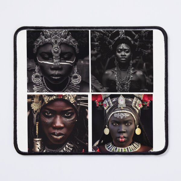 Item preview, Black Art mouse pad designed and sold by MICKSPIKS.