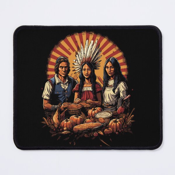 Item preview, Thanksgiving Heritage Pilgrims & American Indian designed and sold by NoLimit-Merica.