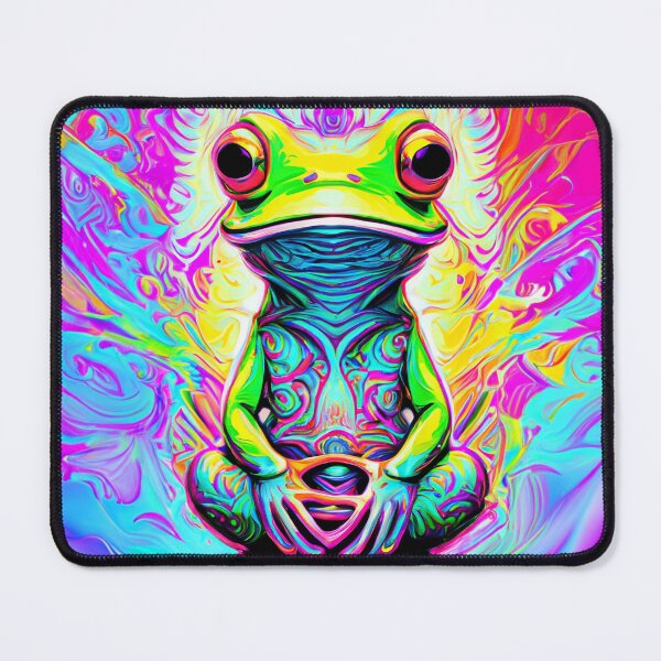 Item preview, Psychedelic Frog designed and sold by The Raven Gift Co.