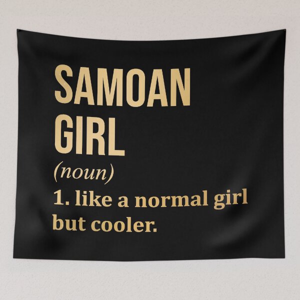 Item preview, Samoan Girl Definition Samoa in Gold designed and sold by XCIV.