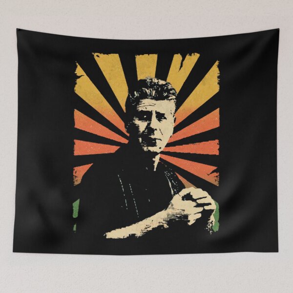 Item preview, Anthony chef Bourdain - Vintage Look Design - Fan Art Design designed and sold by MontgomeryDiam.