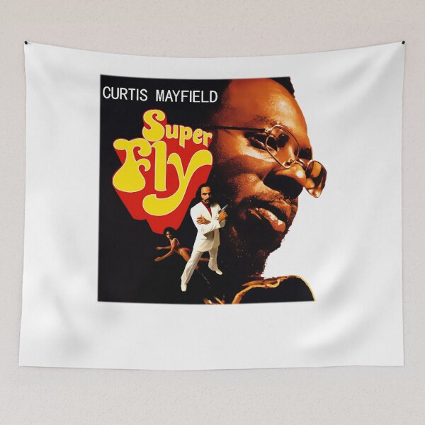 Item preview, M500-076-BK. Curtis music Mayfield, 'Superfly' designed and sold by BurnsDeepFried.
