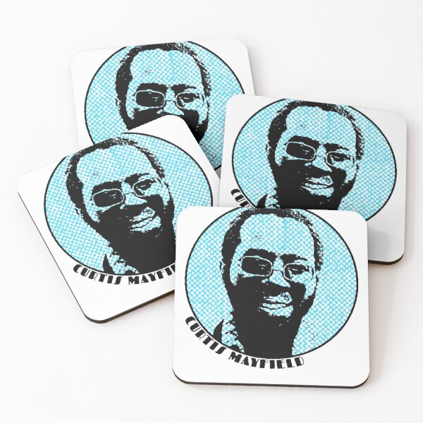 Item preview, Curtis music Mayfield - Funk & Soul Superstar - Blue Print designed and sold by KMAArtStore.