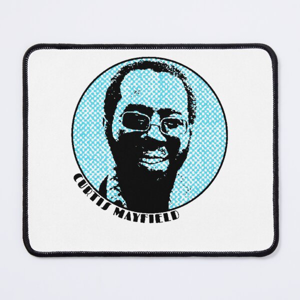 Item preview, Curtis music Mayfield - Funk & Soul Superstar - Blue Print designed and sold by KMAArtStore.