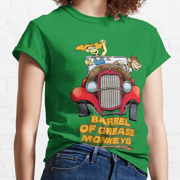 Barrel of Grease Monkeys Barrel Roadster Classic T-Shirt