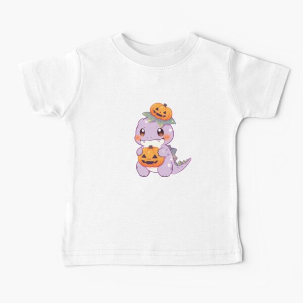 Cute Pumpkin Dinosaur Baby T-Shirt