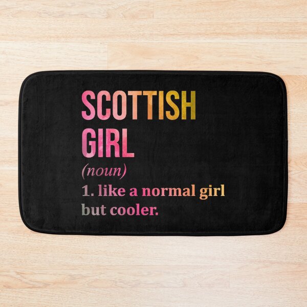 Item preview, Scottish Girl Definition Scotland in Watercolor designed and sold by XCIV.