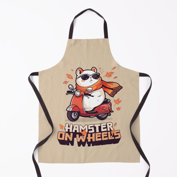 Item preview, Awesome Autumn Fall Hamster on Wheels designed and sold by lunaticbear.