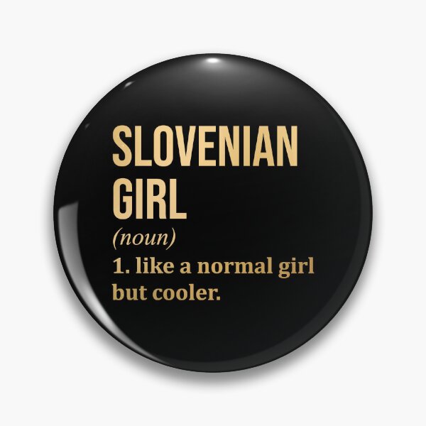 Item preview, Slovenian Girl Definition Slovenia in Gold designed and sold by XCIV.