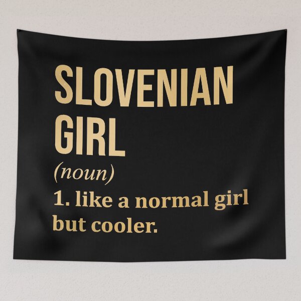 Item preview, Slovenian Girl Definition Slovenia in Gold designed and sold by XCIV.