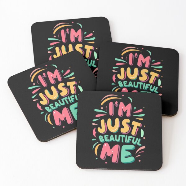 Item preview, I'm Just Beautiful Me - Inspirational Quote Art designed and sold by NB2u.