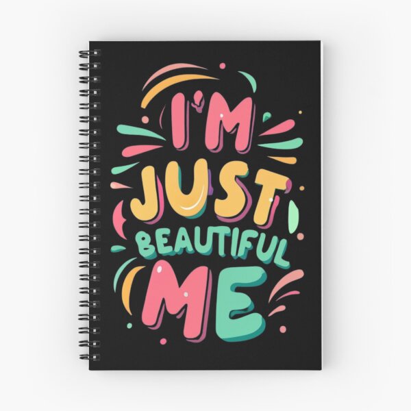 Item preview, I'm Just Beautiful Me - Inspirational Quote Art designed and sold by NB2u.