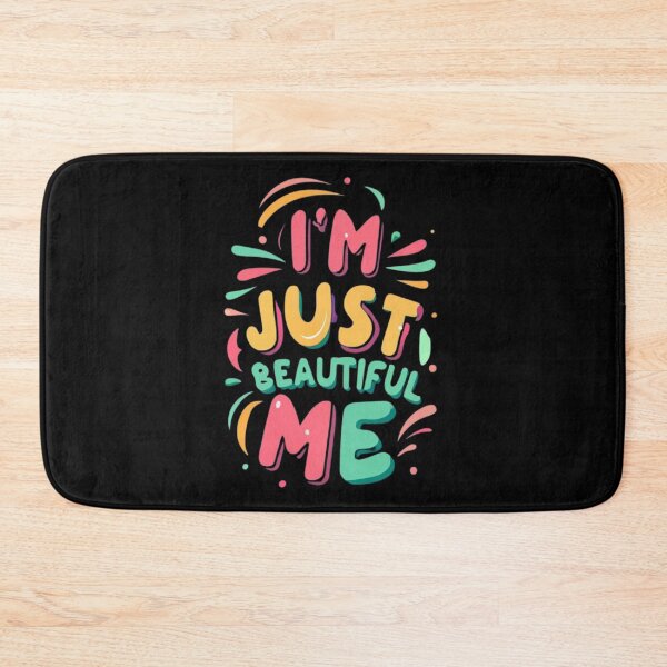 Item preview, I'm Just Beautiful Me - Inspirational Quote Art designed and sold by NB2u.