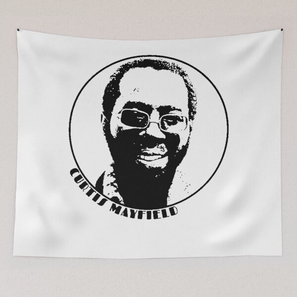Item preview, Curtis music Mayfield - Funk & Soul Superstar designed and sold by KMAArtStore.
