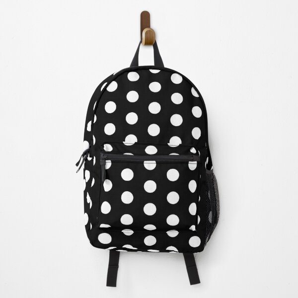 Cute Small Women's Backpack, Polka-dot Backpack With Adjustable