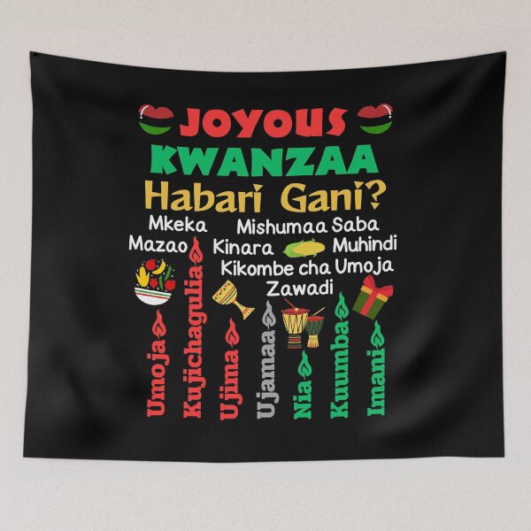 Item preview, Funny Happy Kwanzaa African American Day designed and sold by Luckydesign1975.