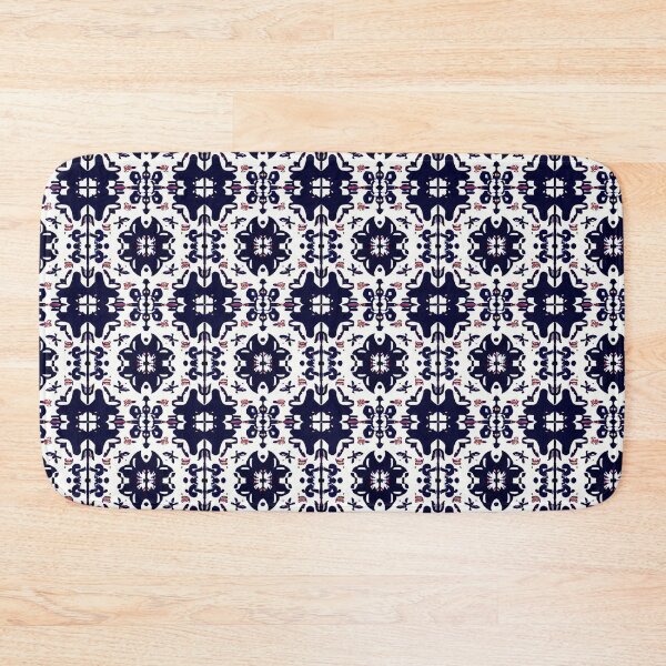 Item preview, Classy White & Blue Batik designed and sold by BumbleChynxBee.