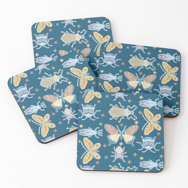 Item preview, Doodle Smart Bugs [dark] designed and sold by Aia UENO design.